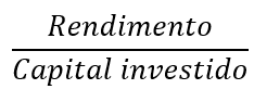 yield do investimento